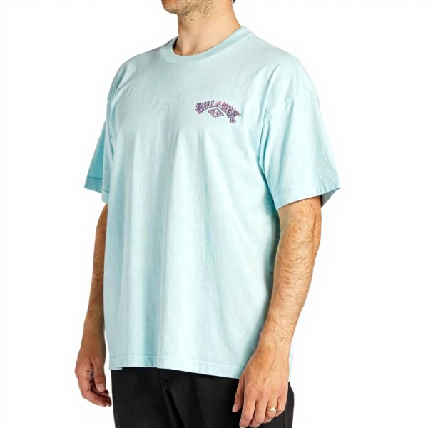 T-shirt Billabong Uomo Cotone Blu Costiero Arch Wave
