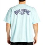 T-shirt Billabong Uomo Cotone Blu Costiero Arch Wave