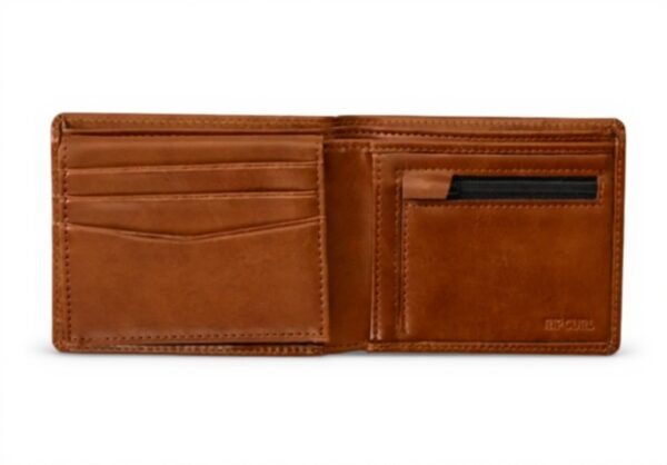 Portafogli Uomo Rip Curl Ecopelle 8 Slot Carte Marrone