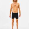 Pantaloncini surf uomo RIP CURL liner nero elastici UPF 50+-3
