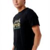 Rip Curl T-shirt Uomo Nero Horizon Front Print L