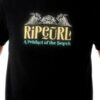 Rip Curl T-shirt Uomo Nero Horizon Front Print L