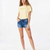 Maglietta Rip Curl Donna Re-Entry W T-shirt sportiva Giallo-4