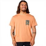 Maglietta Uomo Rip Curl Desti Animals Arancione Multicolore