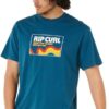 Maglietta Uomo Rip Curl Surf Revival Swirl Tee Oceano-1