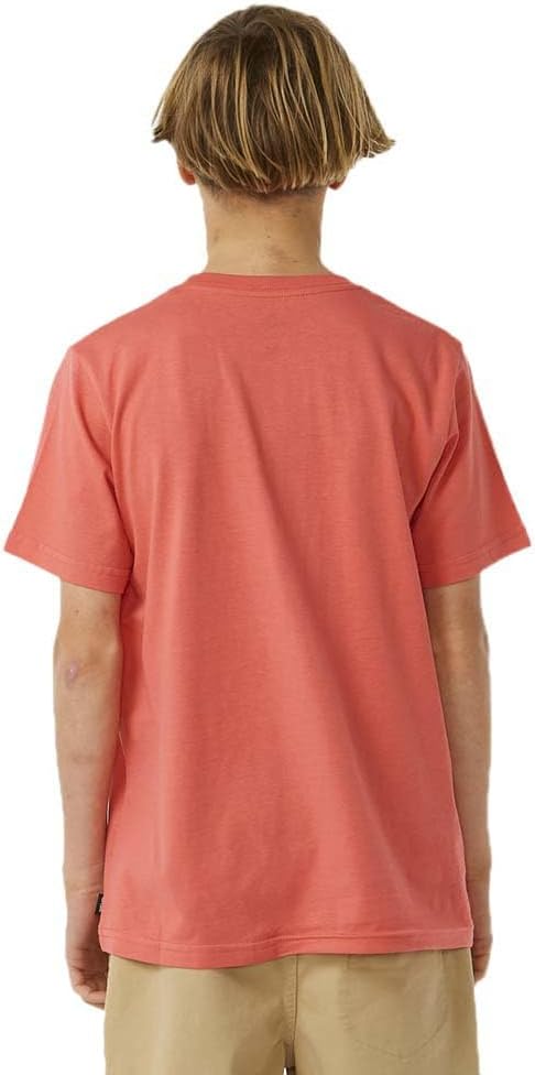 Maglietta Uomo Rip Curl Lost Island Arancione T-shirt-1