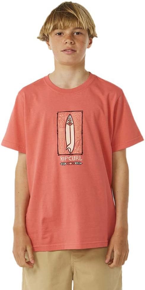 Maglietta Uomo Rip Curl Lost Island Arancione T-shirt-0