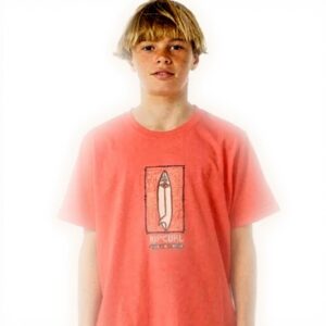 Maglietta Uomo Rip Curl Lost Island Arancione T-shirt