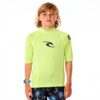 Rip Curl Maglietta Rash Guard Bambini UPF 50 Verde Lime