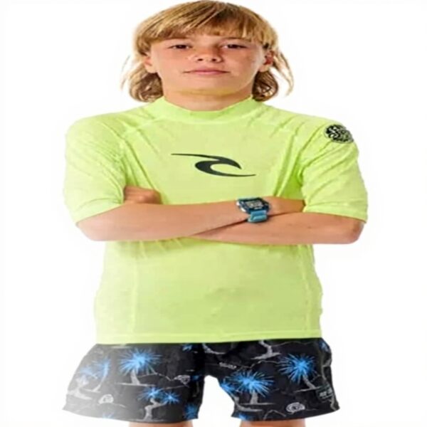 Maglietta Rash Guard Rip Curl Bambini Protezione UPF 50