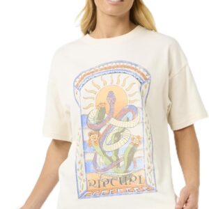 T-shirt Oversize Donna Rip Curl Heritage Fit Maniche Corte-0