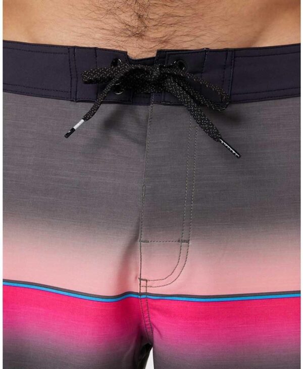 Pantaloncini da bagno uomo RIP CURL nero rosa blu liscio-3