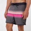 Pantaloncini da bagno uomo RIP CURL nero rosa blu liscio-2