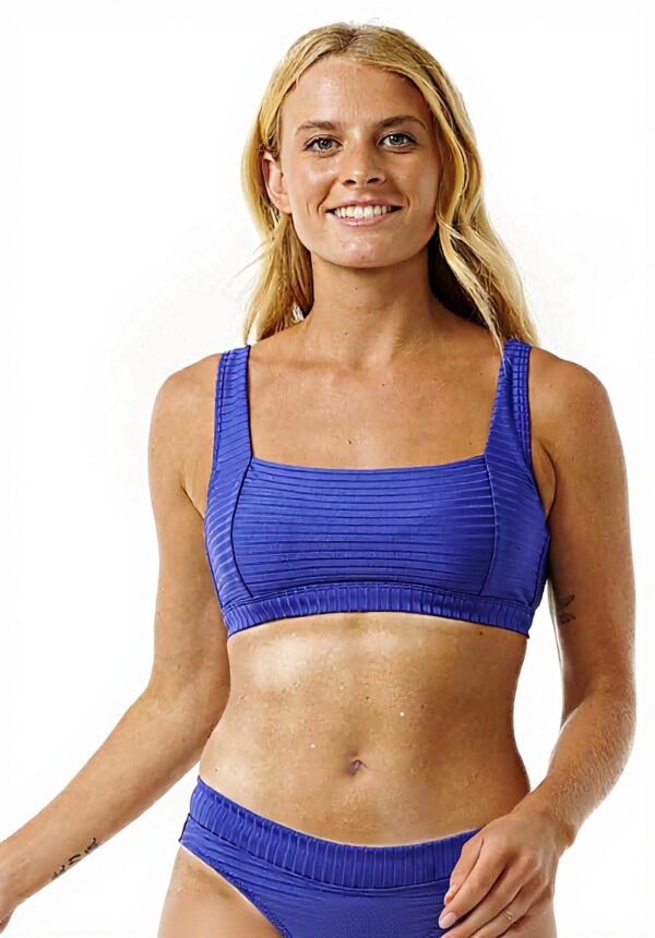 Bikini Donna RIP Curl Premium Surf D-DD Cropped Nero