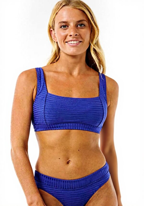 Bikini Donna RIP Curl Premium Surf D-DD Cropped Nero