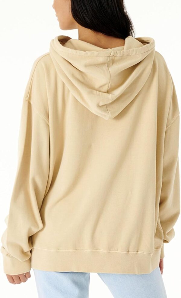 Felpa con cappuccio Rip Curl donna cotone morbido XL-1