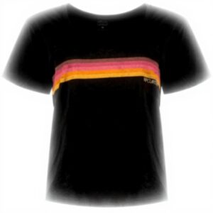 Maglietta donna Rip Curl SURFARAMA V Nero Delavé