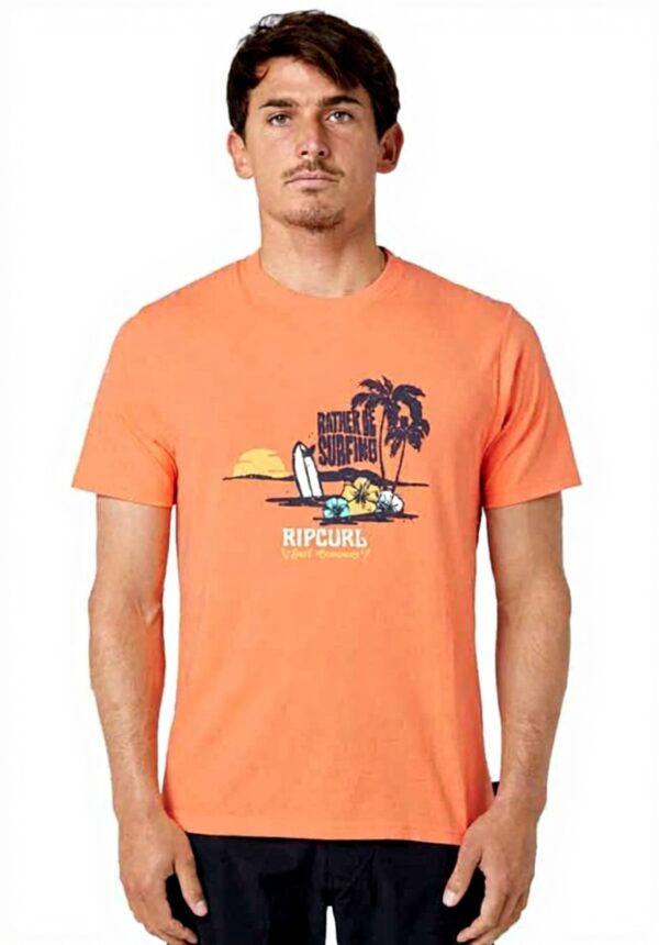 T-shirt Uomo Rip Curl Manica Corta Cotone Casual XL