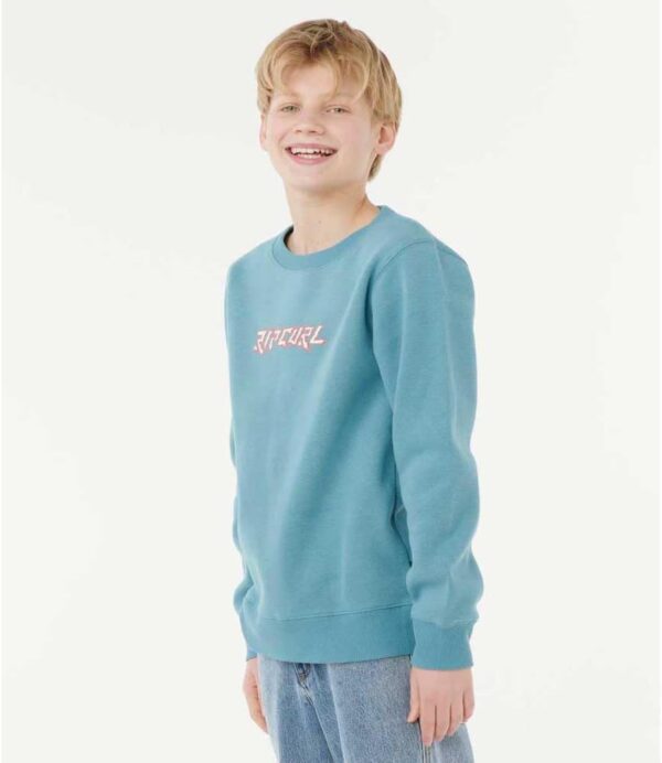 RIP CURL Felpa Unisex Bambini Tropic Daze Storm Blue-2