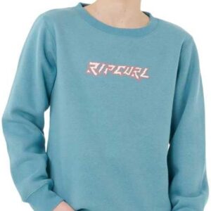 RIP CURL Felpa Unisex Bambini Tropic Daze Storm Blue-0