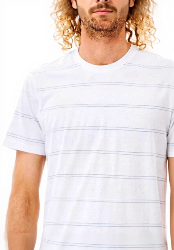 T-shirt Uomo RIP CURL Manica Corta Strisce Design