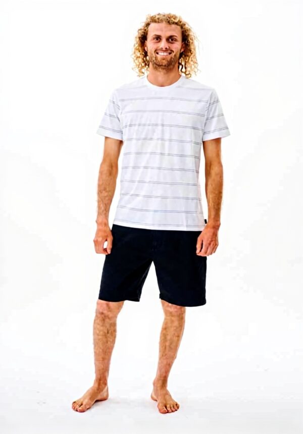 T-shirt Uomo RIP CURL Manica Corta Strisce Design