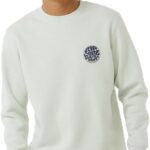 Maglietta Uomo Rip Curl Cotone Poliestere Menta Nero Marle-0