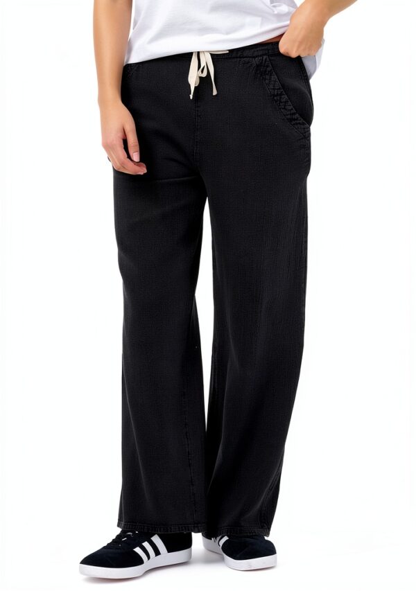 Pantaloni donna Rip Curl cotone morbido vita elasticizzata-0