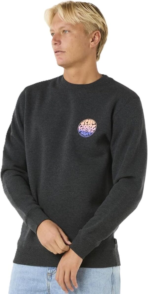 Maglietta Uomo Rip Curl Cotone Poliestere Menta Nero Marle-1