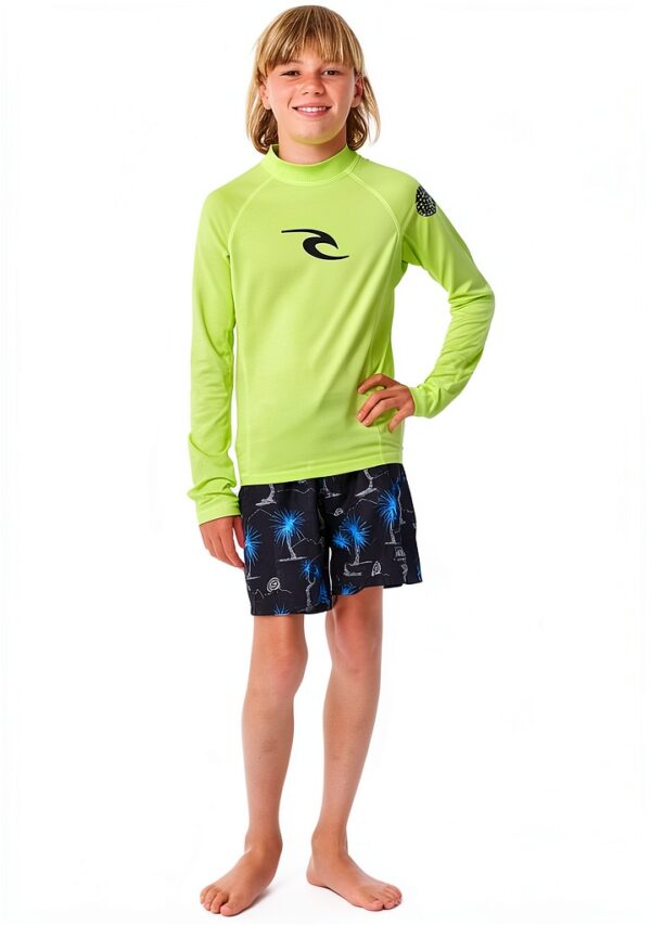 Maglia rash guard bambini Rip Curl protezione solare UPF 50