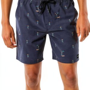 Pantaloncini da bagno uomo Rip Curl Nero PET riciclato-0
