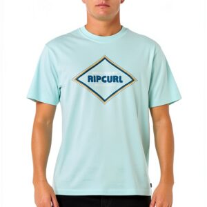 Rip Curl T-shirt uomo Blu in cotone classico-0